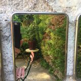 Barber triptych mirror 49 x 20 cm