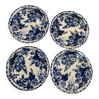Lot 4 assiettes Creil Montereau