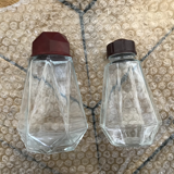 Vintage salt and pepper shaker 70s