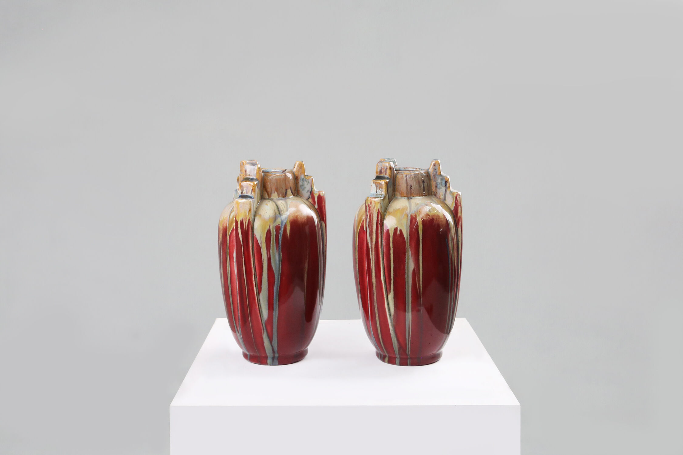 Set of Art Deco ceramic vases 1930