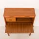 Danish mid century teak secretaire with brass inlays, 1960s