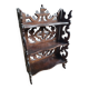 Small carved wooden shelf