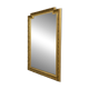 Large antique mirror from the Napoléon III era, finely carved and gilded with gold leaf.
