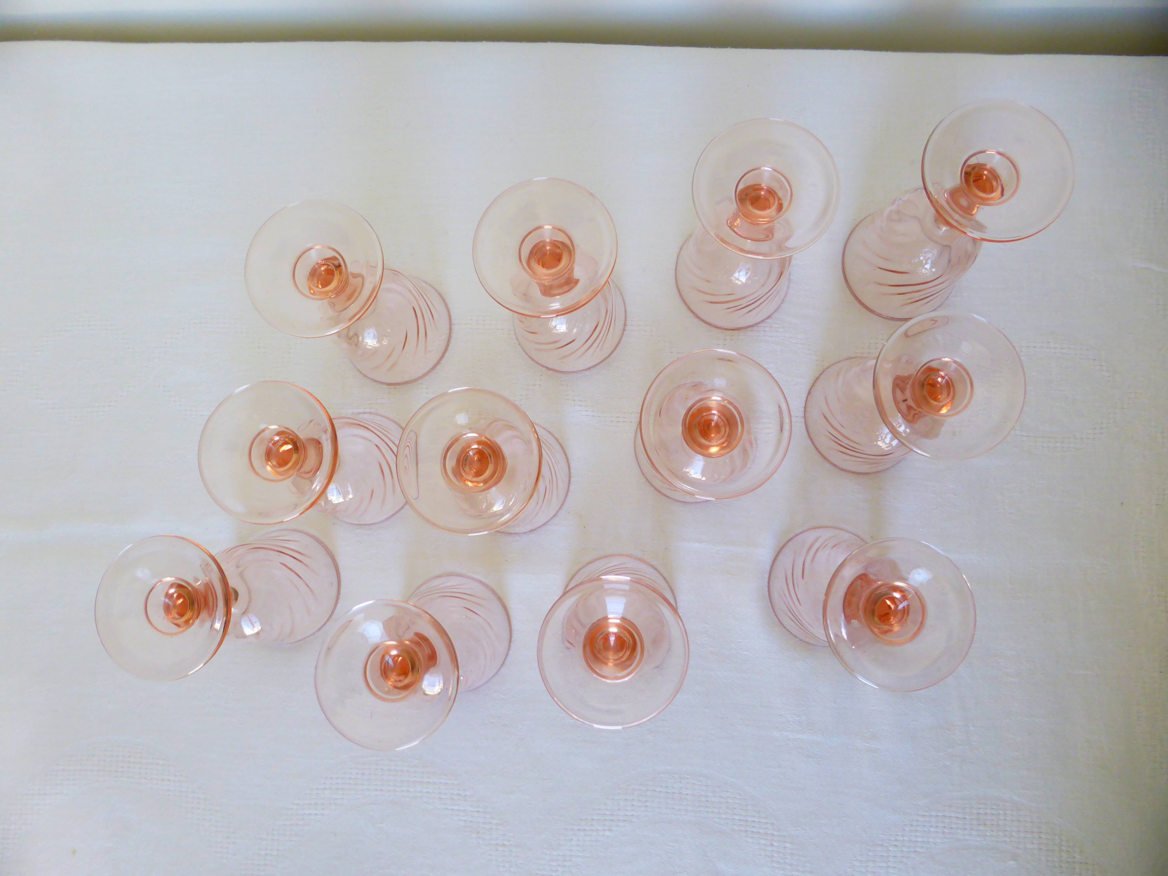 12 Arcoroc Rosaline 2106180 liqueur glasses