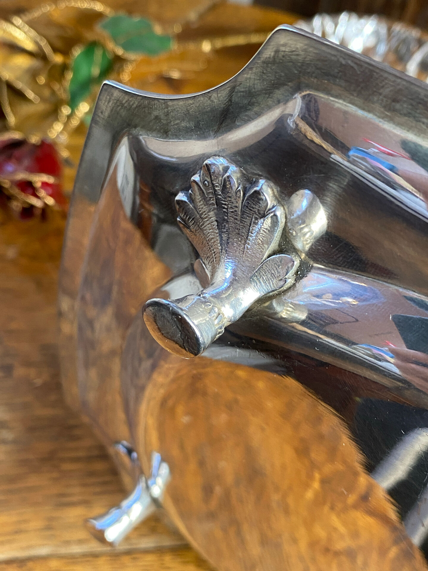 Silver-plated metal plate, Gallia model, Christofle