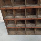 Duo of trade furniture sorting of the post shelf storage