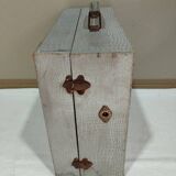 Ancien gramophone  - phonographe portable orphée dans sa boite en bois