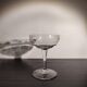 Coupes à champagne en cristal ciselé