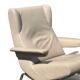 Archi armchair in grey leather by Pierre Paulin - Ligne Roset Edition