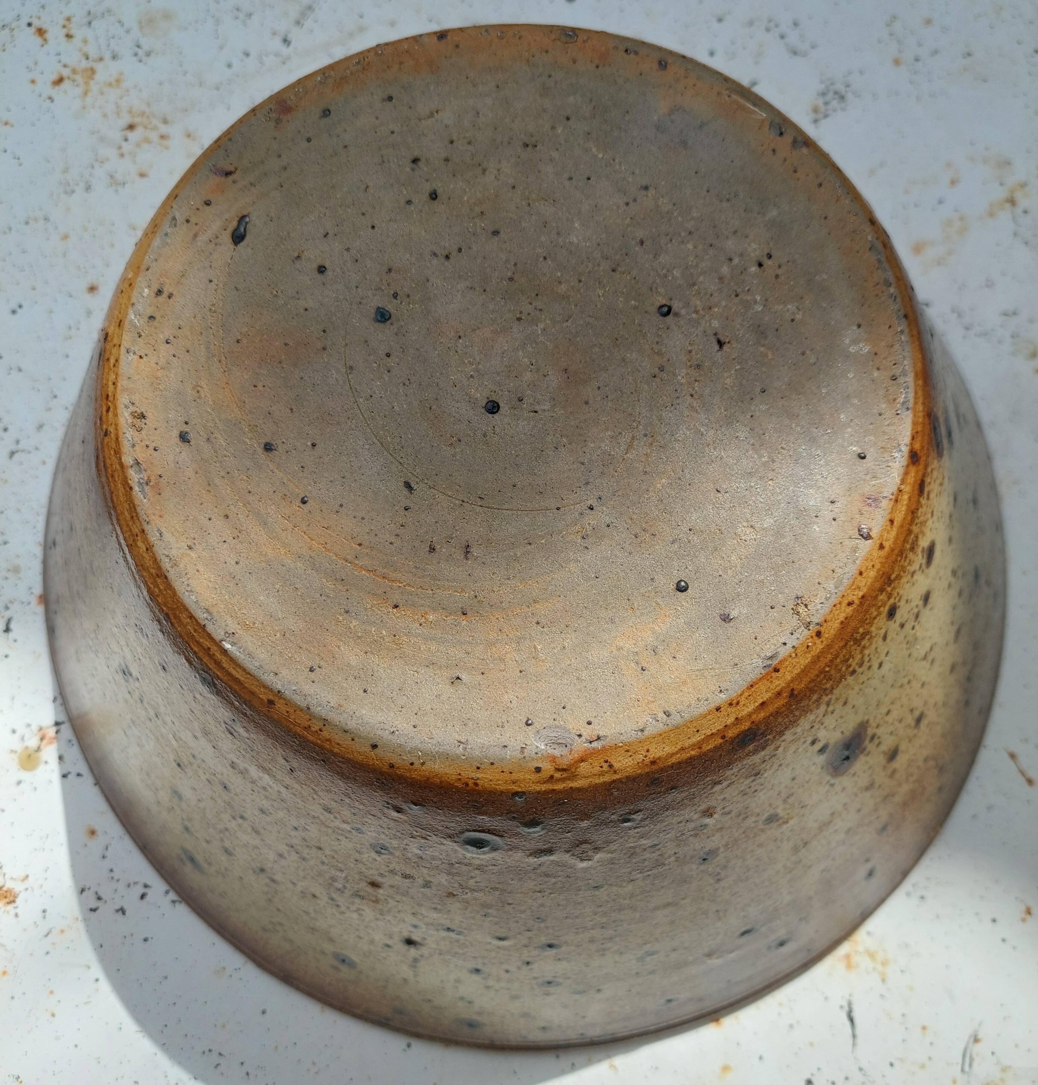 Saladier vintage grès pyrité
