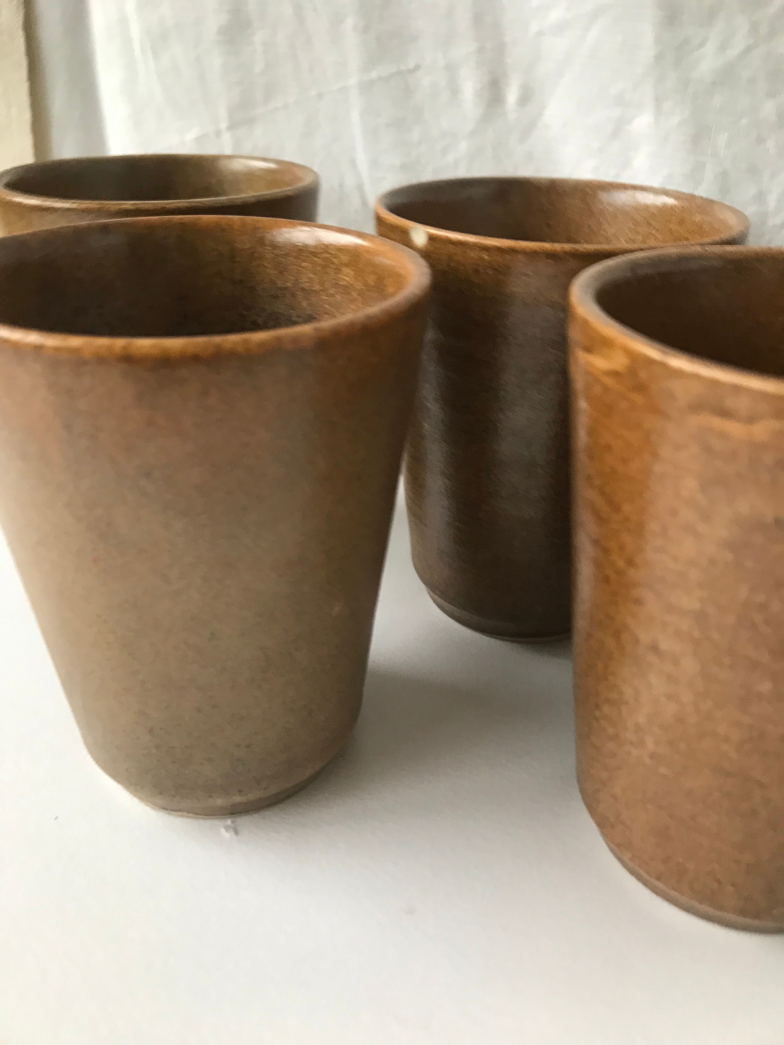 7 vintage coffee cups