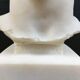 Bust Greek alabaster god