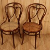 Paire de chaises bistrot n°19 Fischel