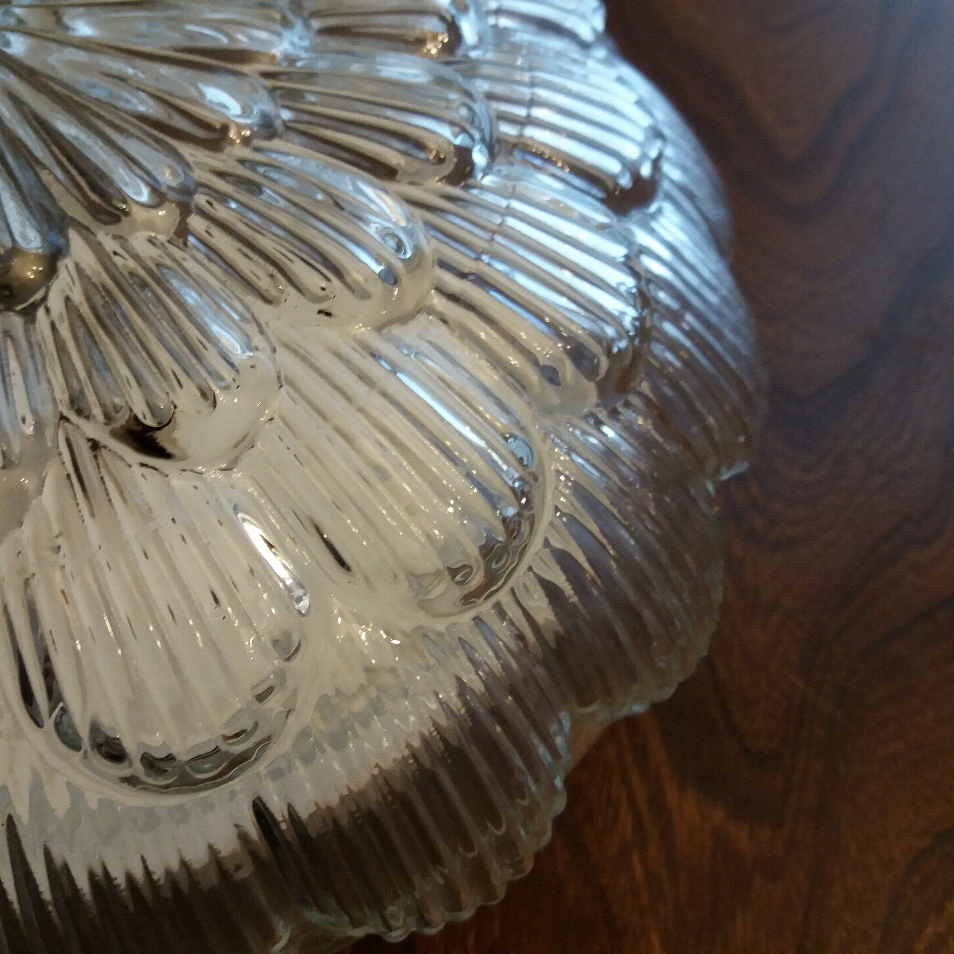 Vintage glass ceiling light