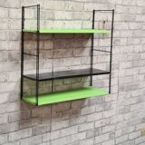 vintage steel string shelf h49x49x17 in their original condition 1960 to 70