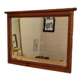 Beveled mirror solid wood molding