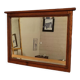 Beveled mirror solid wood molding