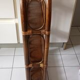 Vintage rattan shelf
