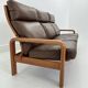 Mid-Century Leather 3-Seater Sofa by .L. Olsen & Søn, Denmark, 1960