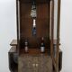 Art Dèco Italian Walnut Vitrines or Bar Display Cabinet, 1925
