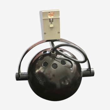 Suspension boule Lita couleur marron design années 70