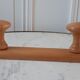 Vintage beech wood hook 70s