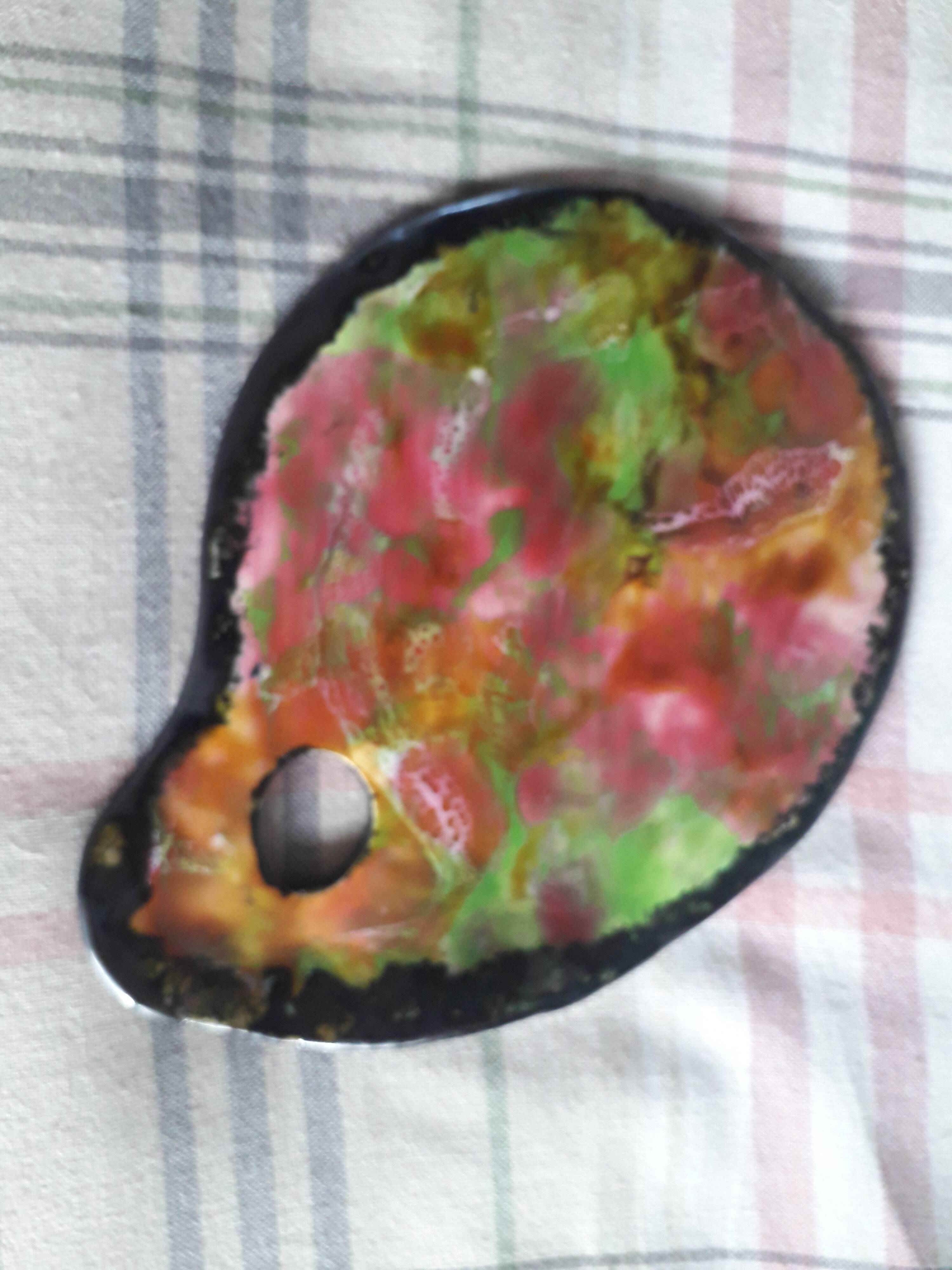 Vintage ceramic signed by Roger Amaites