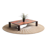 Table basse colorée vintage en métal