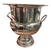 Large silver-plated champagne bucket