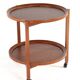 Sika Mobler trolley with removable trays  danish mid century modern design