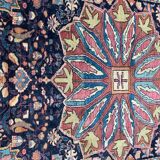 Ancient Persian carpet yazd 126x196 cm