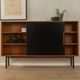 60s Sideboard with Sliding Doors by WK Möbel