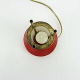 Art deco mushroom lamp made of glass, restored