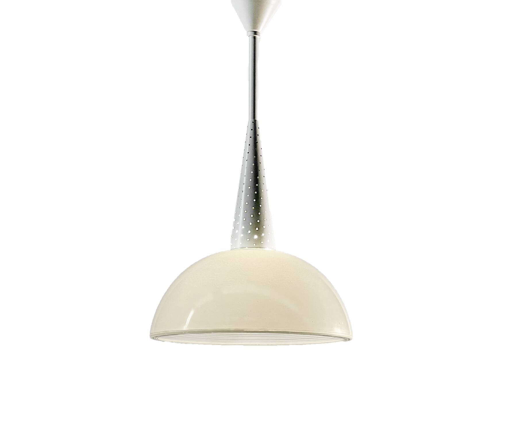 Vintage Modernist Suspension • Holophane • 1950