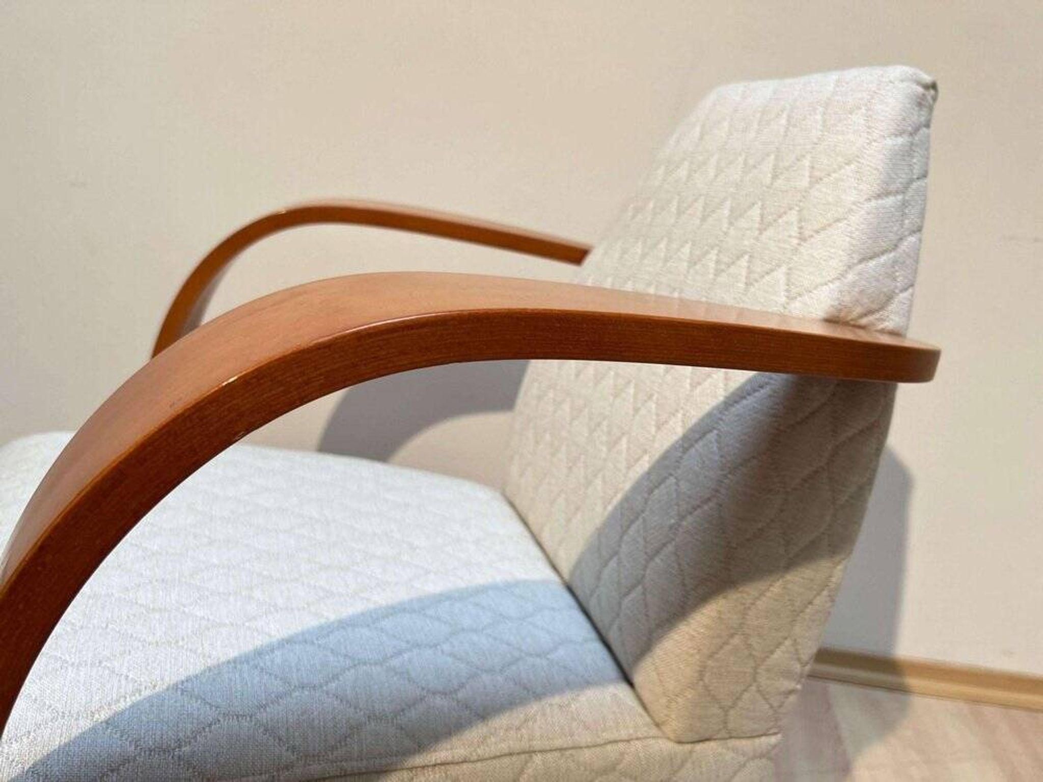 Spanish Club Chair in Beech and Plywood, 1990s