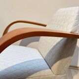 Spanish Club Chair in Beech and Plywood, 1990s