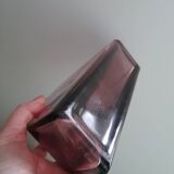 Half-circle carafe in purple glass