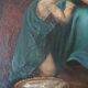 Peinture ancienne sur cuivre - Sainte Famille -