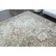 1960s Vintage Persian Handmade Wool Cotton Light Brown Area Rug 283x374
