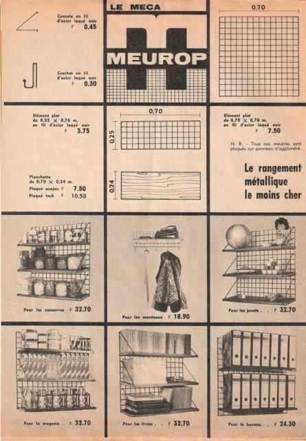 Willy van der Meeren shelf of the 60s