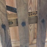 Old wooden toboggan Abel Rossignol