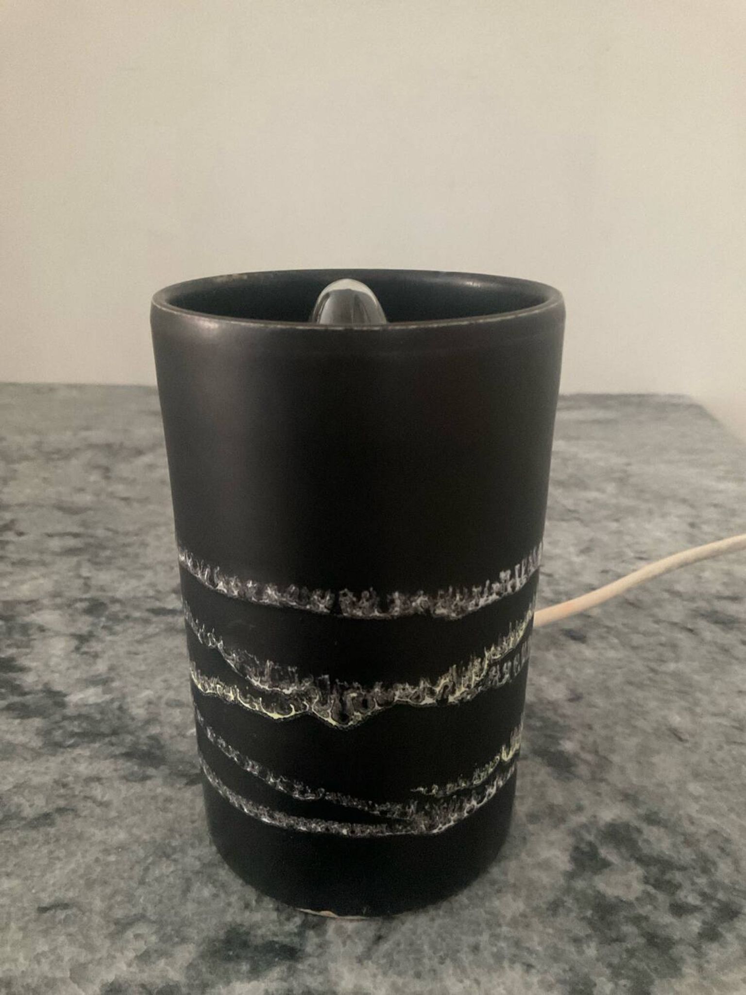 Petite lampe vintage en céramique