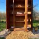 Armoire art déco en bois exotique