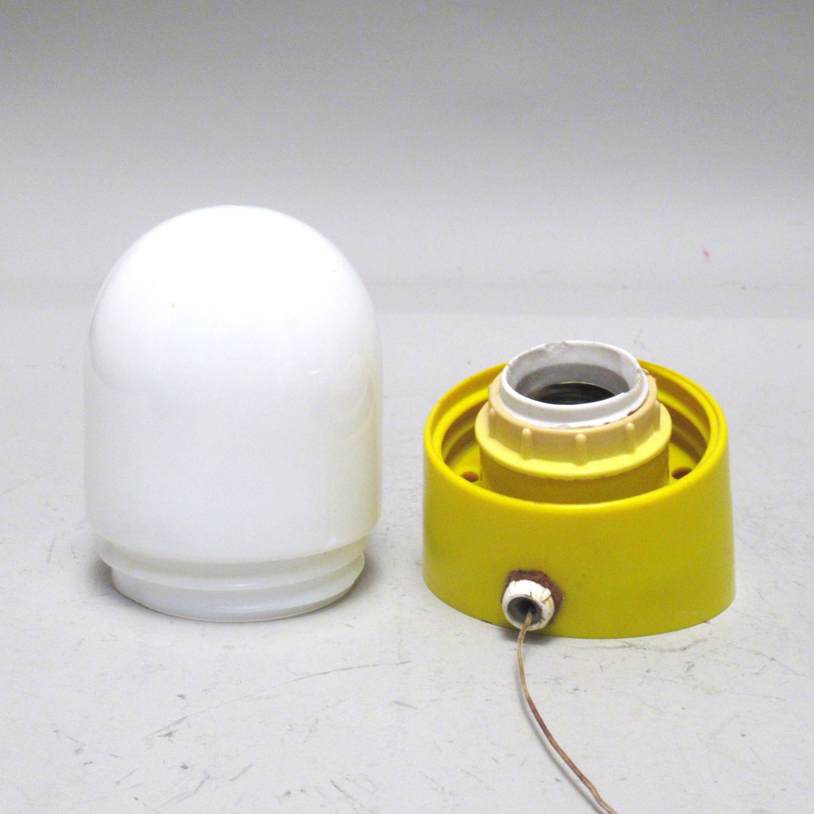 Yellow Arno wall light 1960