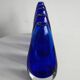 Murano glass vase Sommerso Mid Century Modern 1970s