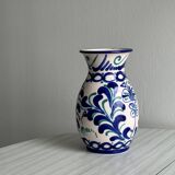 Hand painted ceramic vase