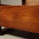 Mid-century architectural teak lounge chair with cane seat, 1950s