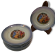 9 Assiettes à dessert