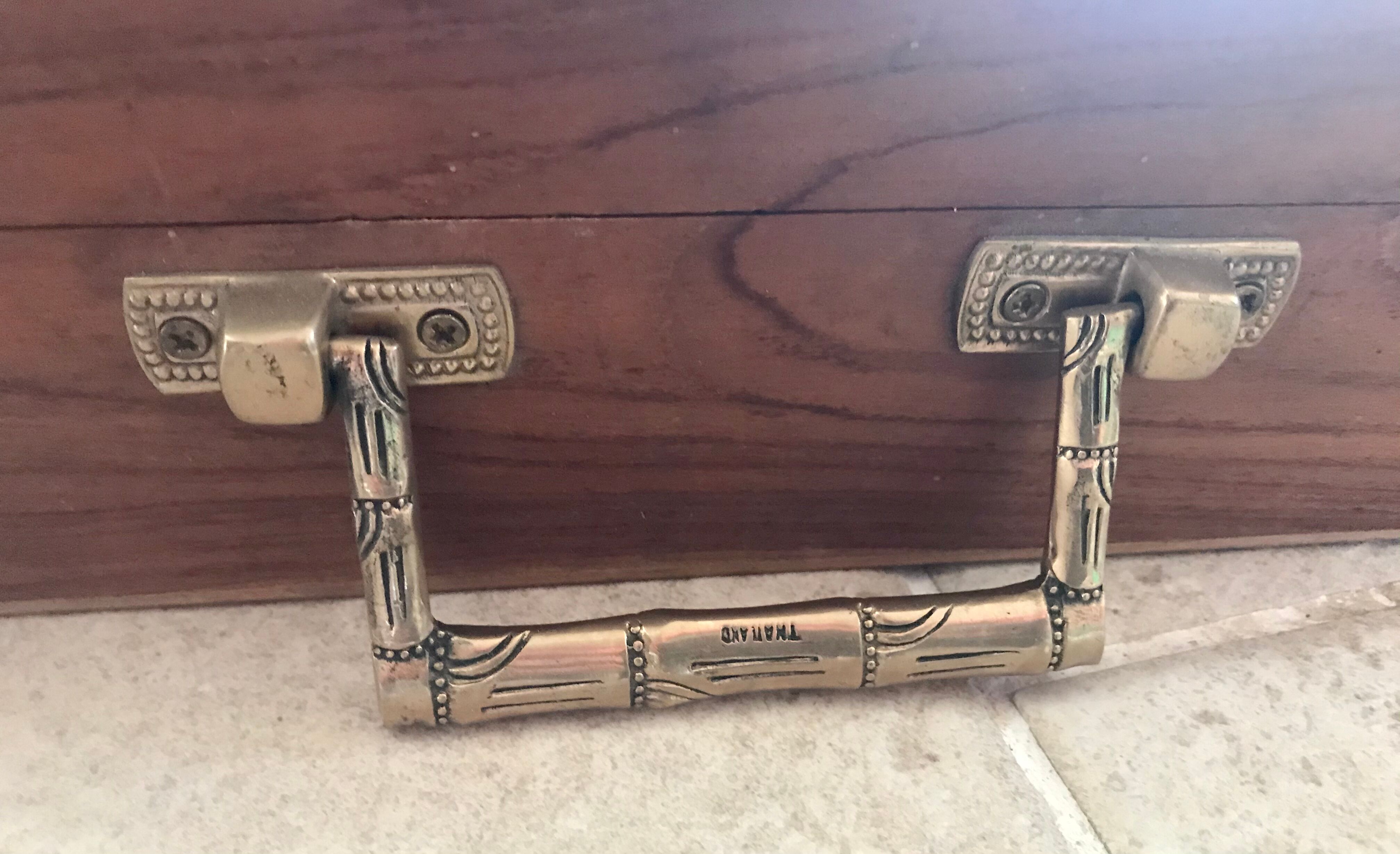 Valise en bois vintage 48X44
