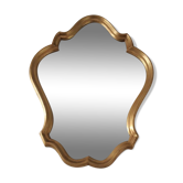 Old golden mirror.